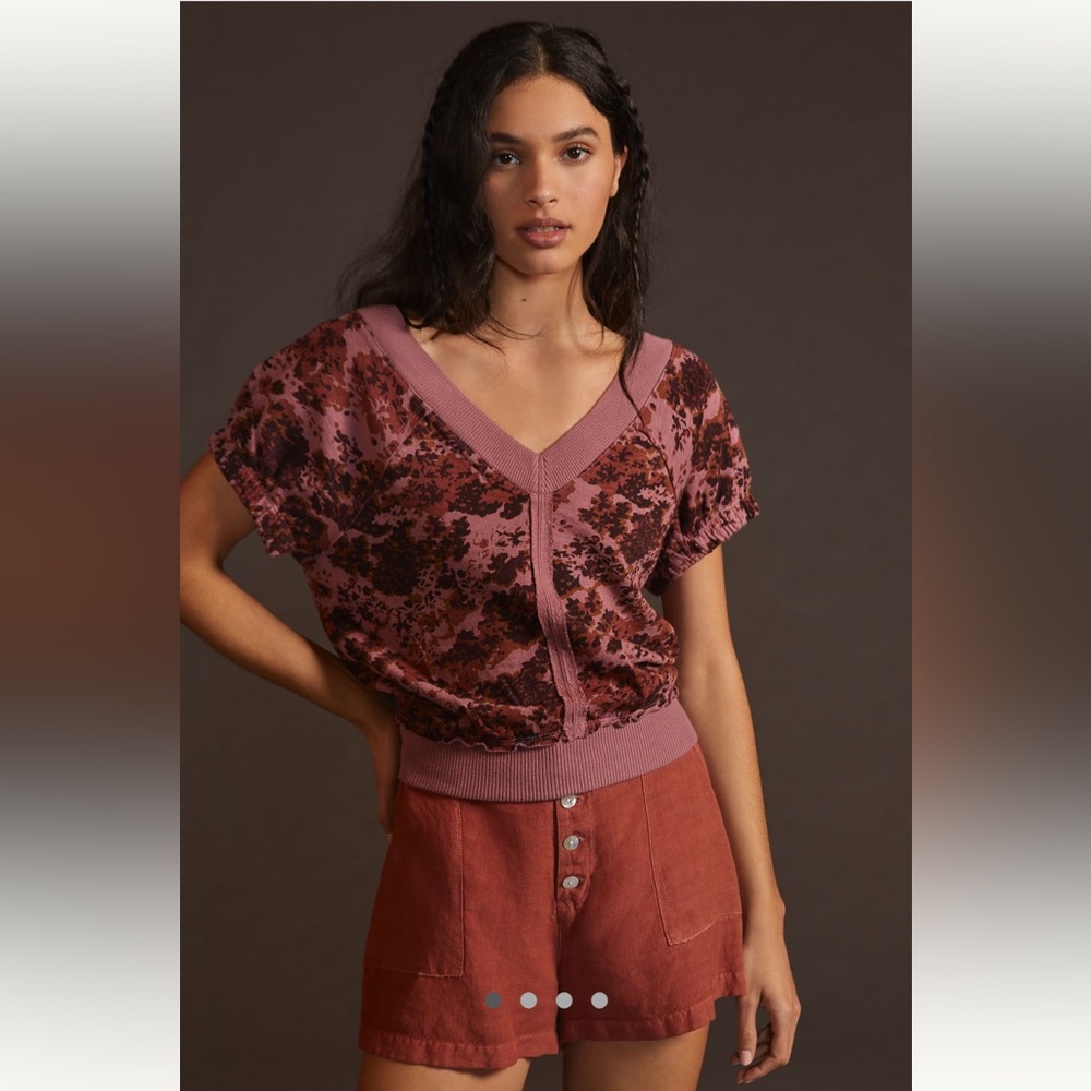 Floral Pink Women's Top